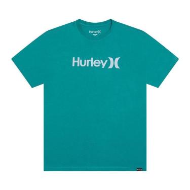 Imagem de Camiseta Hurley HYTS010870 O&O Solid - Petroleo-Masculino