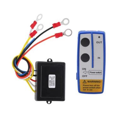 Imagem de Kit De Controle Remoto Universal Para Guincho 12V 24V Com Receptor Sem