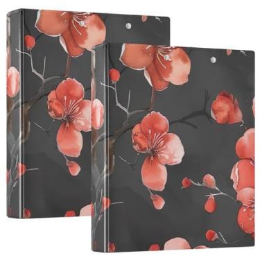 Imagem de Caderno de fichário de ameixa vermelha, fichário de 3,8 cm com prancheta para papel tamanho A4, fichário de photocard