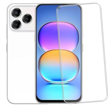 Imagem de MAOUICI Película protetora de tela de vidro temperado para ZTE Blade V80 Pro (6,7 polegadas), rigidez 9H HD transparente antiimpressão digital [2 unidades]