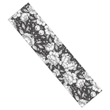 Imagem de Domary Fita Decorativa de Flores, Padrões Florais Requintados, Pet, Reutilizável, Fita Decorativa Diy, Suprimentos para Scrapbook, Aplicável para Artesanato