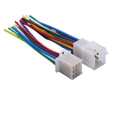 Imagem de KKFAUS Conjunto de conectores de fio elétrico de 9 pinos com cabo/comprimento total de 21 cm