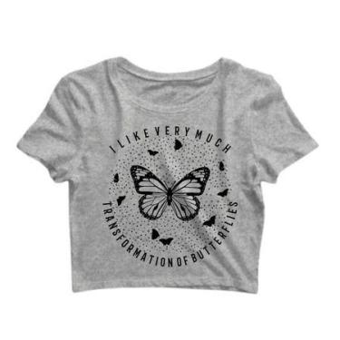 Imagem de Cropped Borboleta transformação Butterfly fresh start/ RECOMEÇO - loja
