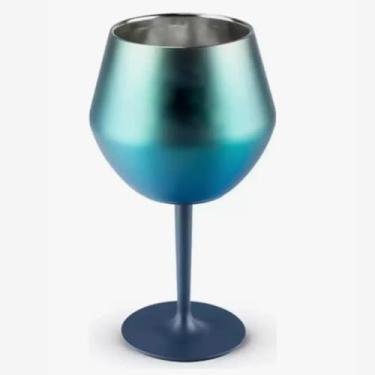 Imagem de COPO TÉRMICO DE INOX 2 EM 1 - TAÇA COM HASTE REMOVÍVEL 400ML - Verde