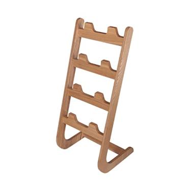 Imagem de Lss9azznmm Sapateira, sapateira, prateleira vertical simples de várias camadas de madeira - corredor de entrada quarto organizador independente de armazenamento de sapatos rack para sapatos planos e