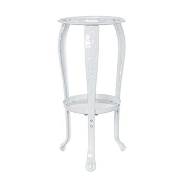 Imagem de AkosOL Suporte de plantas, suporte de flores, suporte de plantas, suporte de metal, suporte de flores para ambientes internos, prateleira flutuante, suporte de vaso de plantas de jardim interno para