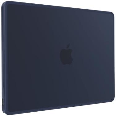 Imagem de BlueSwan Capa rígida antirachaduras compatível com MacBook Air de 13 polegadas M4 M3 M2 2026 2025-2022 A3240 A3113 A2681, base de policarbonato TPU macio com proteção contra quedas para Air de 13,6