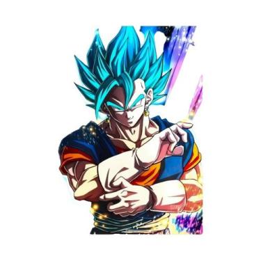 Imagem de Pintura Em Diamante 5D DIY Bordado De Mosaico De Goku Saiyajin Dragon 