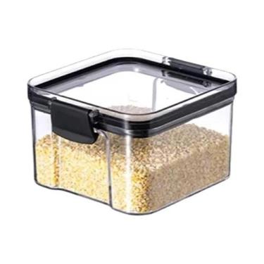 Imagem de Pote De Armazenamento Plástico Hermético, Recipiente Selado Para Grãos