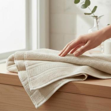 Imagem de Toalha banhão mêmphis fio egipcio classic - 2103 cereal - First Class,