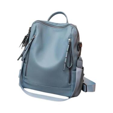 Imagem de Mochila Feminina De Grande Capacidade Estilo Retrô, Bolsa De Ombro Con