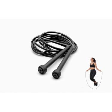 Imagem de Corda de Pular Slim 2,75m em PVC Revestido Tamanho Regulável– Leve, Ajustável e Ideal para Adultos e Crianças