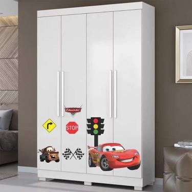 Imagem de Adesivo Para Guarda Roupa Relâmpago Mcqueen