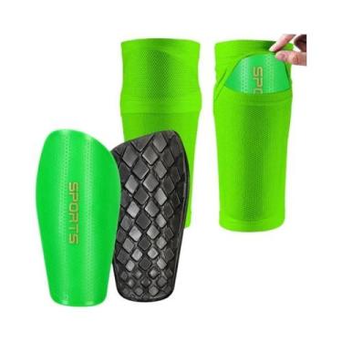 Imagem de Conjunto De Caneleiras De Futebol Unissex Respiráveis Com Bolso Indepe