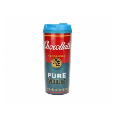 Imagem de Copo Com Tampa 300Ml Chocollats Pure Milk - Vaca Design