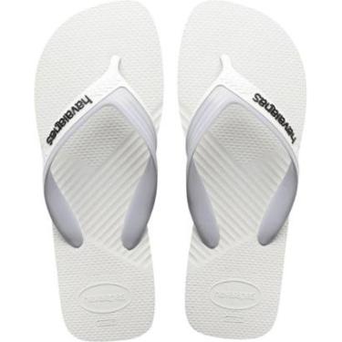 Imagem de Chinelo Dedo Masculino Casual Dia a Dia Praia Passeio Bicolor Conforto Havaianas Dual-Masculino