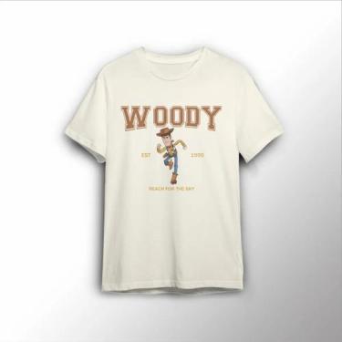 Imagem de Camisa Camiseta Unissex Woody Toy Story Brinquedo Animação Disney Pixa
