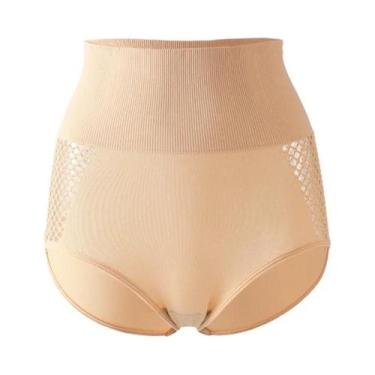 Imagem de Calcinha Modeladora De Cintura Alta Com Controle Abdominal Vazado Para