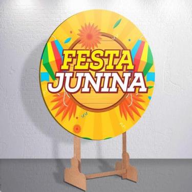 Imagem de Capa Painel Redondo Festa Junina Para Festa 3d Decoração Top Premium 1