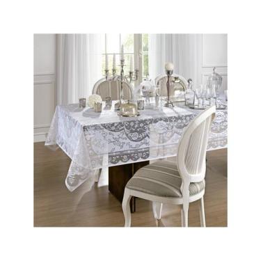 Imagem de Toalha de Mesa Retangular Croche Dinner 10 Lugares 155x300cm - Lepper,