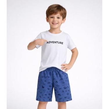 Imagem de Conjunto Infantil Camiseta Com Bermuda Select Branco, 4, Branco