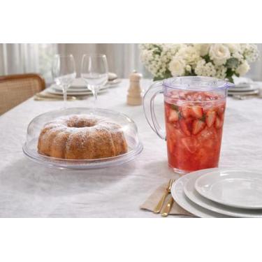 Imagem de Kit mesa posta queijeira boleira açucareiro mantegueira jarra em acril