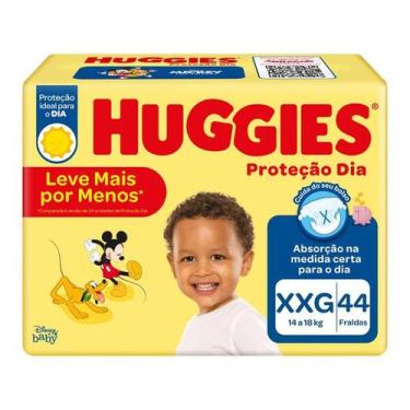 Imagem de Fralda Huggies Proteção Dia tamanho:XG - 48 fraldas, XXG - 44 fraldas