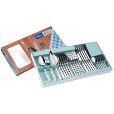 Imagem de Faqueiro Brinox Lyon 5101/102 Inox 24 Peças, Inox, 24