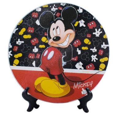 Imagem de Suporte panela vidro mickey 20x20cm - disney