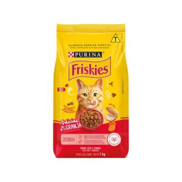 Imagem de Ração Premium para Gato Friskies - Frango Adulto 1kg