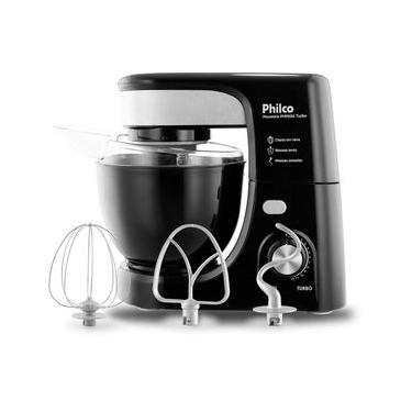Imagem de Batedeira Planetária Philco PHP500 4 e 5L 700W 11 Velocidades Preto 220V
