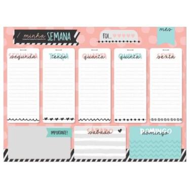 Imagem de Como organizar a vida com planner semanal de geladeira que já vem com 