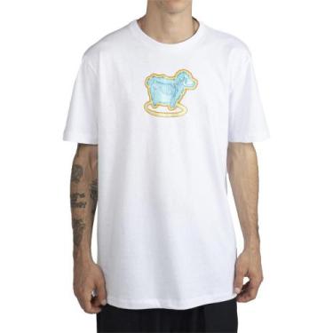 Imagem de Camiseta Lost Soul Sheep WT23 Masculina Branco, G, Branco
