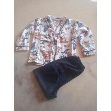 Imagem de Pijama em malha pv para bebê - Rosângela , M
