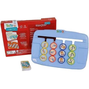 Imagem de Brinquedo Didatico Logic FUN Tateti 0750 Azul - Calesita
