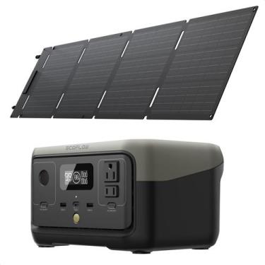 Imagem de Estação De Energia Ecoflow River 2 Max 220v Gerador + Painel Solar Por