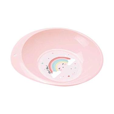 Imagem de Prato Infantil Decorado para Menina Arco-íris 750ml - Plasútil Introdu