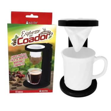 Imagem de Coador De Café Expresso Dobrável Passador Mini 17cm - Keita