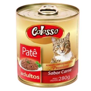 Imagem de Patê Premium Colosso Para Gatos Sabor Carne - Ração Úmida