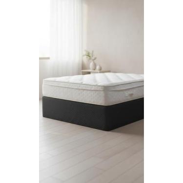 Imagem de Saia Box Queen Matelassê Preta Com Elástico - Congratulations Store