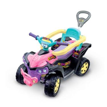 Imagem de Quadriciclo Infantil Baby Rosa Passeio Maral