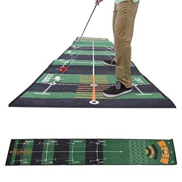 Imagem de Tapete de golfe VGEBY taco para prática de golfe, mini bastão de empurrar, alicate de bola, acessório para treinamento de garfo