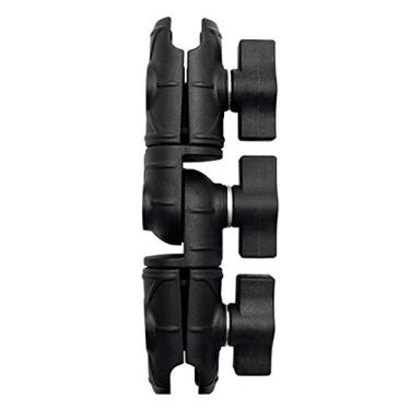 Imagem de Braço giratório de soquete duplo composto Marine para todos os adaptadores de bola tamanho B padrão da indústria, compatível com RAM, Arkon, iBolt e mais (braço giratório de soquete duplo de 2,5 cm)