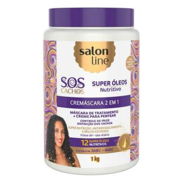Imagem de Salon Line Sos Cachos Cremáscara 2 Em 1 Super Óleos Nutritivo 1Kg