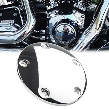 Imagem de FINMOKAL Capa Cromada Cromada Para Pontos De Sincronização Para Harley Twin Cam Softail Dyna Touring 99-17