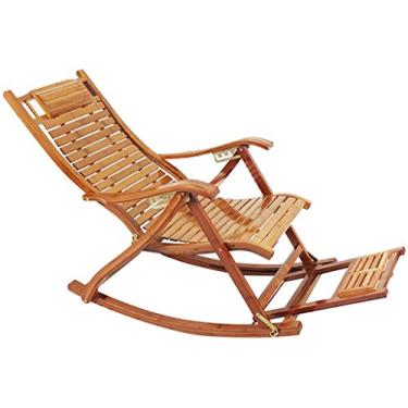 Imagem de Cadeira espreguiçadeira reclinável para descanso ao ar livre, cadeira de balanço dobrável para pátio, praia, quintal, gramado, pequena surpresa