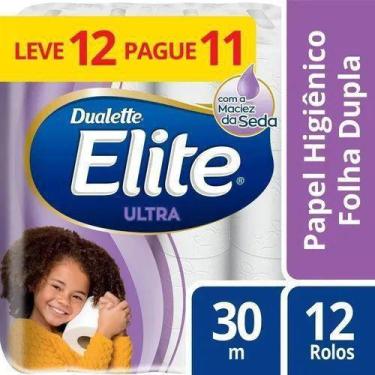 Imagem de Kit Com 6 Papel Higiênico Folha Dupla Elite 12 Rolos - Softys