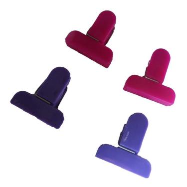 Imagem de Kit 4 Prendedor De Plástico Para Embalagens Abertas Lacra