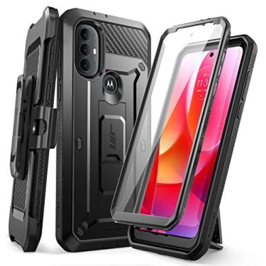 Imagem de SUPCASE Capa Unicórnio Beetle Pro Series para Moto G Power 2022, capa com clipe de cinto e suporte com protetor de tela embutido (preto)