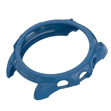 Imagem de MOOKEENONE Capa protetora à prova de arranhões com moldura de silicone para Fossil Gen 6